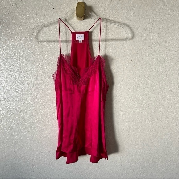 Cami NYC Racer Charmeuse Cami in Rosewood size S - Picture 8 of 12